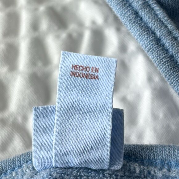 Colsie Womens Small Comfy Sweatshirt Material Blue Bralette Comfy Cozy Flaw - Picture 10 of 12